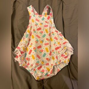 Stitchy Fish Cross Back Sunsuit